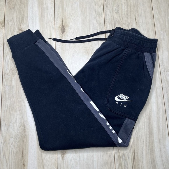 Nike Air Sportswear Fleece Joggers Pants Men's XL Black DC4317-011 Rare - Picture 1 of 13
